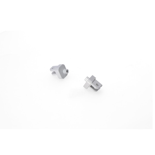 Kit de fijación para reposapiés EVO Plateado. Yamaha Tracer 9 (20-).