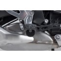 EVO footrest kit Negro. Triumph Tiger 660 Sport / 800 Sport (24-).