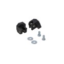 Kit de fijación para reposapiés ION Negro. Royal Enfield Himalayan 450 (23-).
