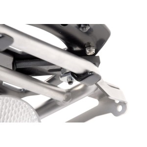 Placa adaptadora universal TRAX Negro. Fijación maleta superior TRAX a portaequip.