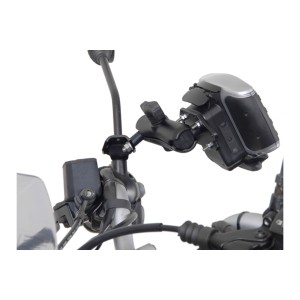 Soporte de GPS para retrovisor Para soporte M8 / M10. Negro.