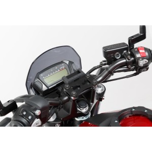 Soporte GPS para manillar Negro. Modelos BMW / Honda / Suzuki.