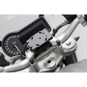 Soporte GPS para manillar Negro. Modelos BMW / Triumph, Himalayan.