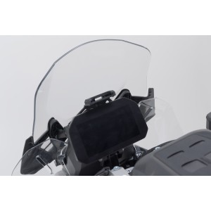 Soporte GPS en salpicadero Negro. BMW R 1300 GS (23-) / Adventure (24-).