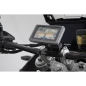 Soporte GPS para manillar Negro. Modelos Honda / Suzuki / Triumph.