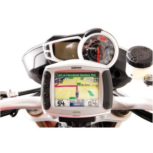 Soporte GPS para manillar Negro. Triumph Speed Triple 1050 (10-).