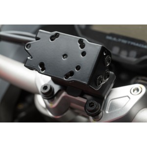 Soporte GPS para manillar Negro. Ducati Multistrada 1200/ 950/ 1260/ V2.