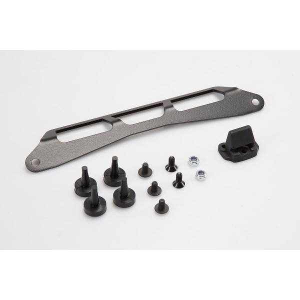 Kit de adaptadores para ADVENTURE-RACK Negro. Para Givi/Kappa Monolock.