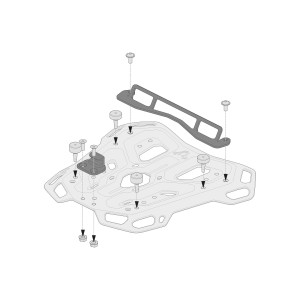 Kit de adaptadores para ADVENTURE-RACK Negro. Para Shad.