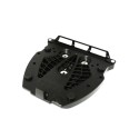 Placa adaptadora QUICK-LOCK Cerradura Givi/Kappa Monolock. Nylon reforz. Negro