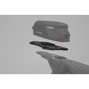 Kit de adaptator anillo PRO para STREET-RACK Para bolsas PRO. Con placa adaptatora. Negro.