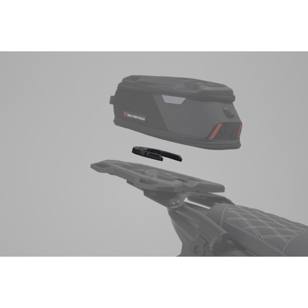 Anillo de dep. PRO para portaequipaje STREET-RACK Negro. Para bolsas de dep. PRO. Sin placa adapt.