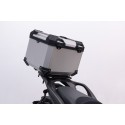 Sistema TRAX ADV topcase Plateado. Honda NT1100 (21-).