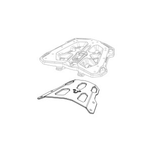 Portaequipaje STREET-RACK Negro. Honda CB500 Hornet (23-), CBR500R (23-).