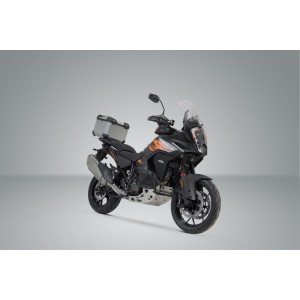 Sistema topcase TRAX ADV Plateado. KTM 1290 Super Adventure (21-).