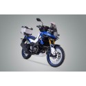 Sistema de topcase TRAX ADV Plateado. Suzuki V-Strom 650/1000/1050.