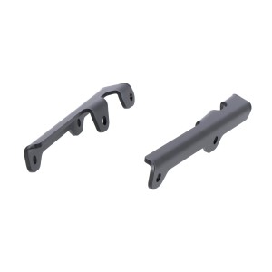 Kit ADVENTURE-RACK para asistir la bajada Negro. BMW R1200GS (12-18), R1250GS (18-).