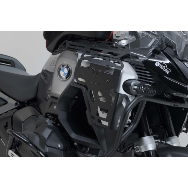 Placa portaequipaje para cubierta de tanque Negro. BMW R 1300 GS Adventure (24-).