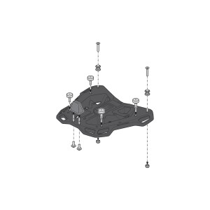 Sistema topcase DUSC L Negro. 41 l. Harley-Davidson Road Glide (24-).