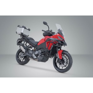 Sistema topcase TRAX ADV Plata. Ducati Multistrada V2 / V2 S (24-).