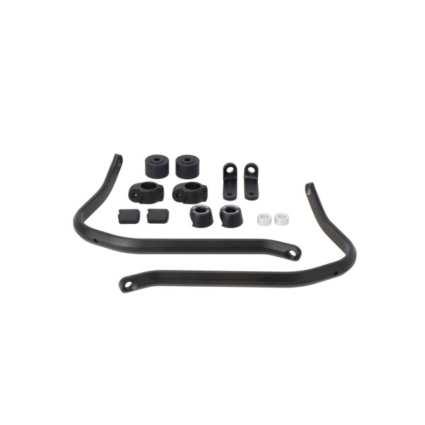 Kit de montaje para protectores de manos Negro. Modelos Honda NC (11-), modelos Suzuki.