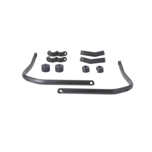 Kit de montaje para protectores de manos Negro. Modelos Honda / Suzuki / Triumph.