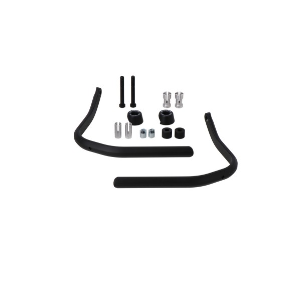 Kit de montaje para protectores de manos Negro. Para manill. huecos. 22 mm a 1 pulg.