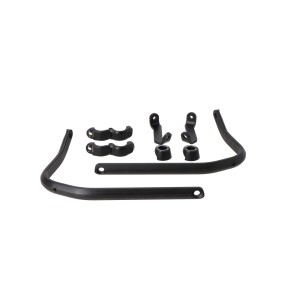 Kit de montaje para protectores de manos Negro. BMW R1200GS/A, R1200R/S, 1000XR, F900R/XR.