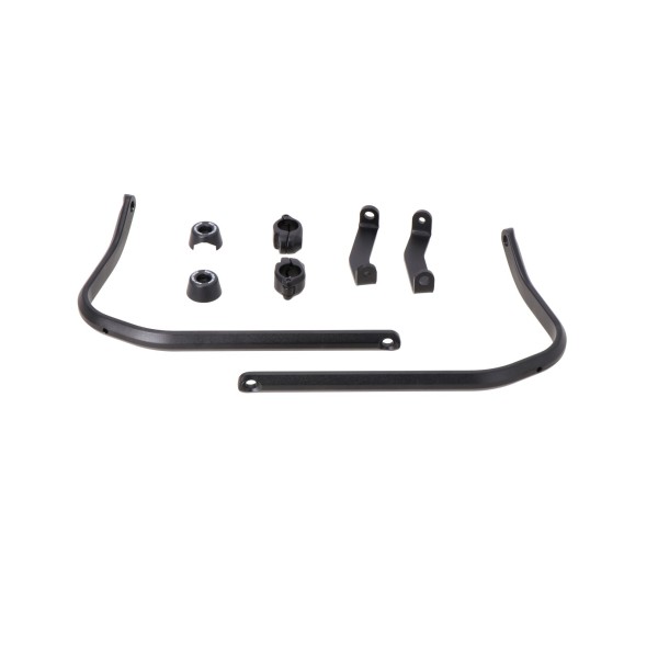 Kit de montaje para protectores de manos Negro. BMW F700GS/F800GS, Yam XT1200Z Supe Ténéré.