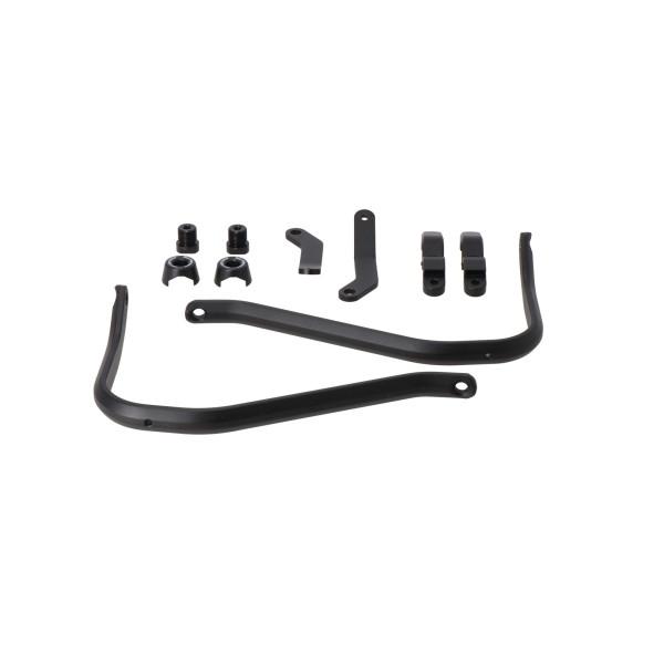 Kit de montaje para protectores de manos Negro. Moto Guzzi V85 TT (19-)/Travel (19-).