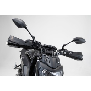 Kit de protectores de manos KOBRA Negro. Yamaha MT-07 (14-20).