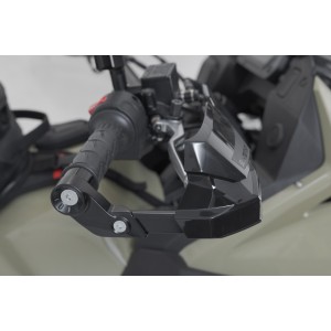 Kit de protectores de manos KOBRA Negro. Kawasaki KLR 650 (22-).