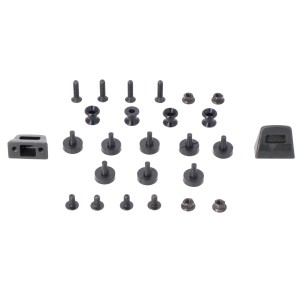 Kit de adaptadores para soportes laterales PRO Para Givi MonoKey. Montaje de 2 maletas.