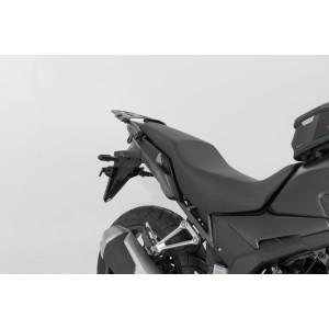 Soporte lateral PRO Negro. Honda CB500X, CB500F, CBR500R, NX500.