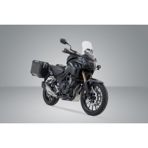 Sistema de maletas TRAX ADV Negro. 37/37 l. Honda CB500X,CB500F,CBR500R,NX500.