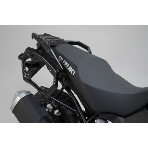 Soporte lateral PRO Negro. Suzuki V-Strom 1000 (14-19).