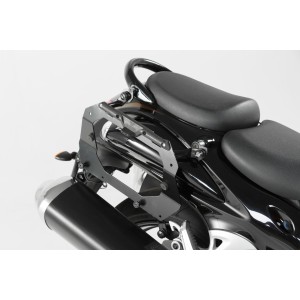 QUICK-LOCK EVO Soporte lateral siluetado Negro. Suzuki GSX 1300 R Hayabusa (08-20).