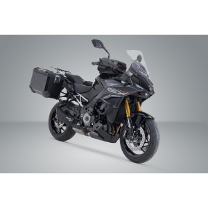 Sistema de maletas TRAX ADV Negro. 45/45 litros. Suzuki GSX-S1000GX (23-).