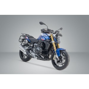 Soportes laterales EVO Negro. BMW R 1200 R/RS (14-18), R 1250 R/RS (18-).