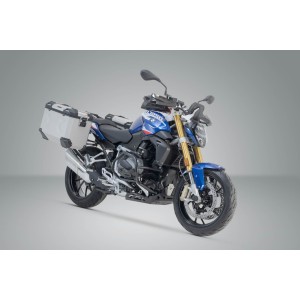 Sistema de maletas TRAX ADV Plata. 45/45 l. BMW R 1200 R/RS, R 1250 R/RS.