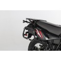 Soportes laterales EVO Negro. Reinforced. Kawasaki KLR650 (08-18).