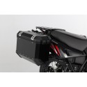 Soportes laterales EVO Negro. Reinforced. Kawasaki KLR650 (08-18).