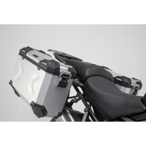 Sistema de maletas TRAX ADV Plateado. 37/37 l. Triumph Tiger1200/Explor (11-).