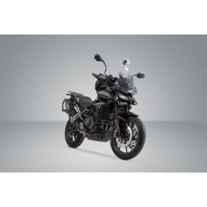 Sistema de maletas rigidas DUSC Negro. 41/33 litros.Triumph Tiger 900/GT/Rally/Pro