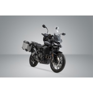 Sistema de maletas TRAX ADV Plateado. 45/37 l. Triumph Tiger 900/GT/Rally/Pro.