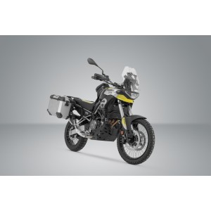 Sistema de maletas TRAX ADV Plateado. 45/37 l. Tuareg 660 (21-) / Rally (24-).