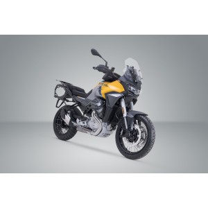 Soporte lateral PRO Negro. Moto Guzzi Stelvio (23-)