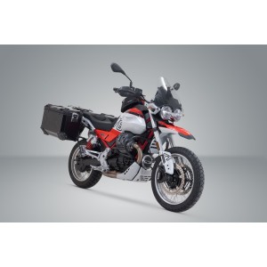 Sistema de maletas TRAX ADV Negro. 37/45 l. Moto Guzzi V85 TT / Strada (24-).