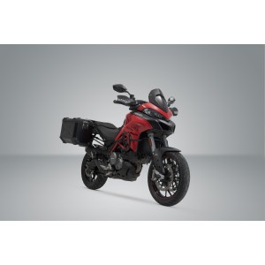 Sistema de maletas TRAX ADV Negro. 45/45 l. Multistrada 1200/ 1260/ 950/ V2.