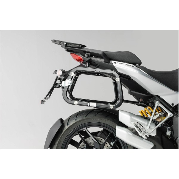 Soportes laterales EVO Negro. Ducati Multistrada 1200 / S (10-14).